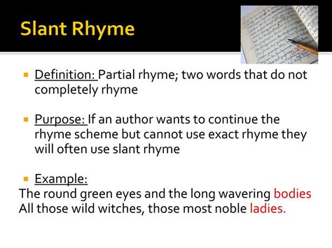 slant rhyme definition poetry: What is the true essence of slant rhyme and how does it contribute to poetic expression?